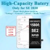 15800mAh Replacement Battery Used for iPhone SE 2020-0 Cycle Li-Polymer Battery Compatible with Model A2275 A2296 A2298 Includes Full Repair Kit
