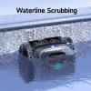 (2025 Upgrade) WYBOT Pool Vacuum for Inground Pools, 4-in-1 Cordless Robotic Pool Cleaner for Above Ground Pools, Triple-Motor up to 1,614 Sq.ft, Wall & Waterline Cleaning, WiFi & Bluetooth Connect